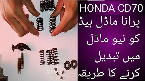 Honda CD70 Head cylinder||how to convert old Model and New Model mai tabdeel karnay ka asan trika