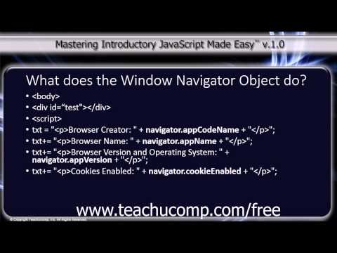 JavaScript Training Tutorial