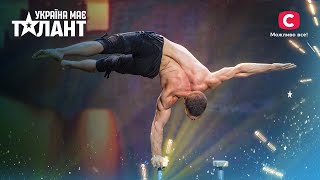It's crazy: Self-taught balance master does fingerstands! - Ukraine's Got Talent 2021 - Episode 8
