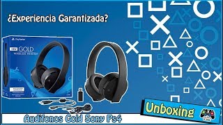 Unboxing Audifonos Gold PlayStation 4 Ps4 Inalambricos Gamer