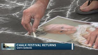 I Madonnari brings Italian chalk art to the front of the Santa Barbara Mission