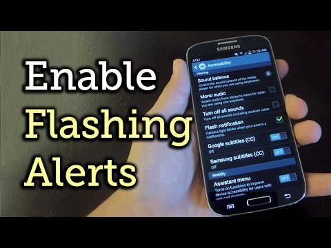 Enable LED Flash Alerts on Your Samsung Galaxy S4 (Or Other Galaxy Device) [How-To]