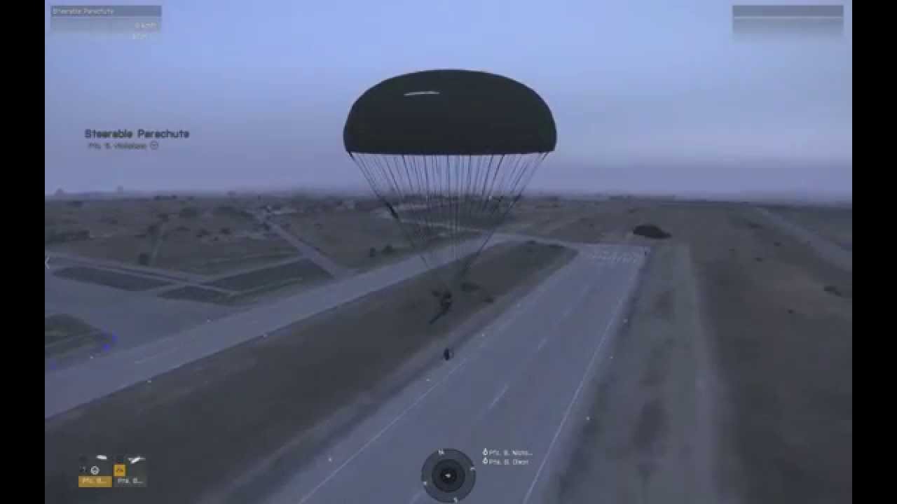 Arma 3 T10 Parachute Initial test. YouTube