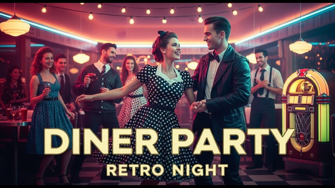 🎸 Cinematic 50s Rock ’n’ Roll Experience | Neon Jukebox & Retro Energy