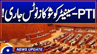 PTI issues show cause notice to Senator Saifullah Abro - News Update 9:30PM - Geo News