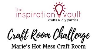 Craft Room Challenge Marie's Hot Mess Craft Room BEFORE