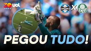 LEI DO EX? WEVERTON TEM GRANDE ATUAÇÃO E GRÊMIO SEGURA PALMEIRAS NA ARENA | VEJA AS DEFESAS
