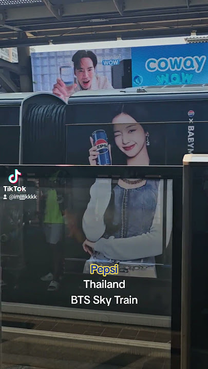 Baby monster on BTS sky train at Thailand.#babymonster #kpop #rami #chiquita #pharita #rora #ruka