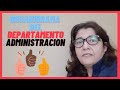 Organigrama del Departamento de ADMINISTRACION de una  Empresa ✅✅✅