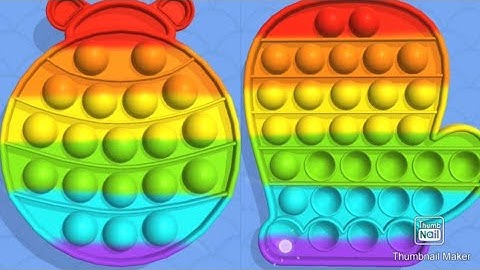 Pop it fidget 3D Gameplay ! Very relaxing and satisfying All Levels Gameplay Walkthrough Android iOS