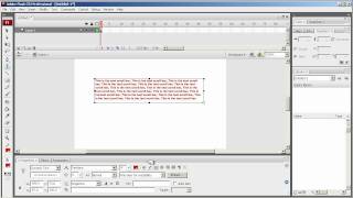FLASH CS3 - Text Scroll Box - subscriber help 1