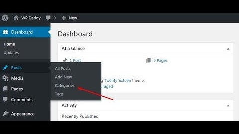 How to add categories in WordPress menu-Urdu/Hindi