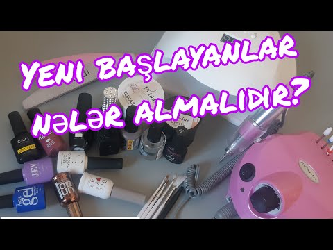 Yeni başlayanlar nələr almalıdır?🥰