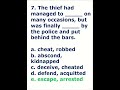 sentence completion question for competitive exam