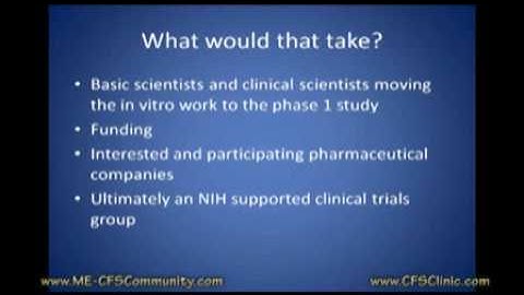 XMRV Lecture Segment 7: Whats next in research