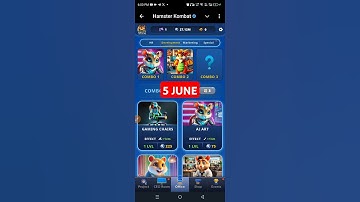 Hamster Kombat Game Dev Daily Combo | 5 June Hamster Kombat Daily Combo | Hamster Daily Combo