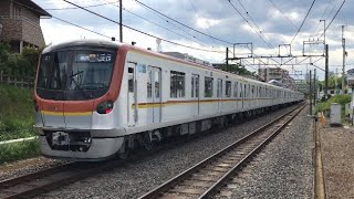 東京メトロ17000系17002F 各停「小手指」行き 西武池袋線秋津駅発車