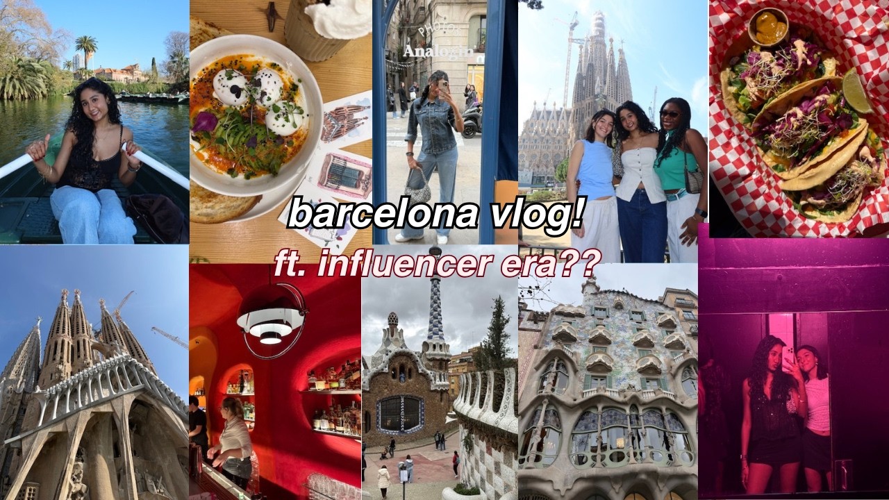 barcelona vlog! ft. my influencer era?? | study abroad 08