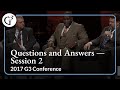 2017 G3 Conference  — Question and Answers —  Session 2
