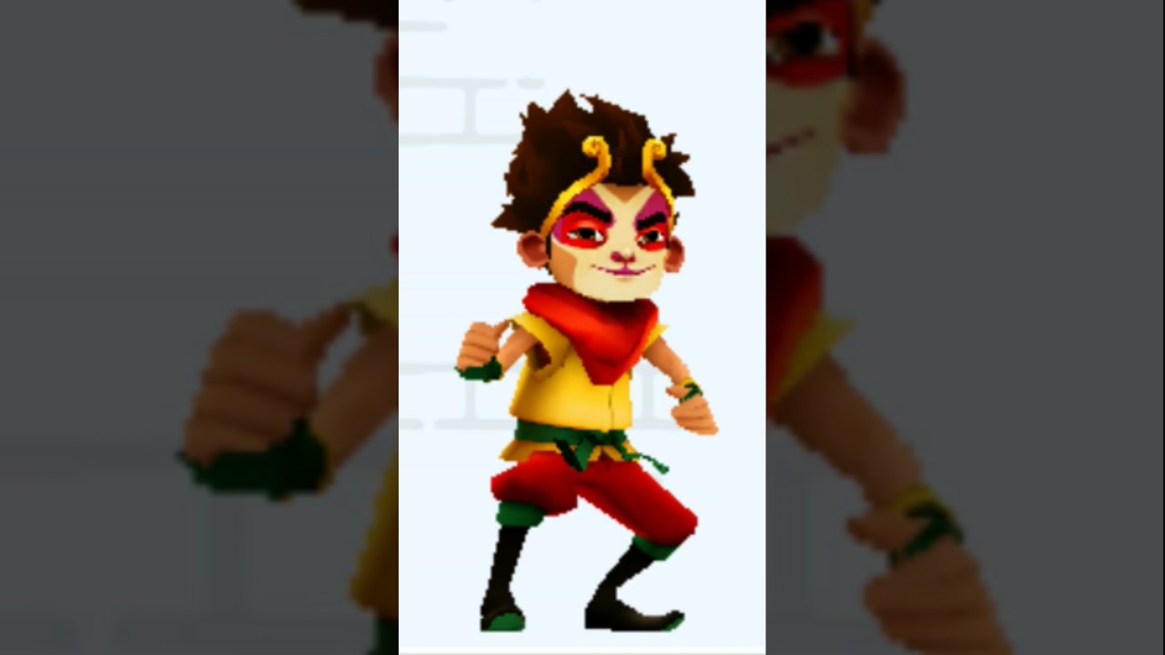 Subway surfers game with Sun character running and collect coins ✨ 