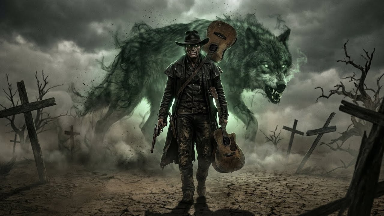 Black Wind Lone Rider 🔥 Dark Country Outlaw Mix | Skeleton Cowboy 