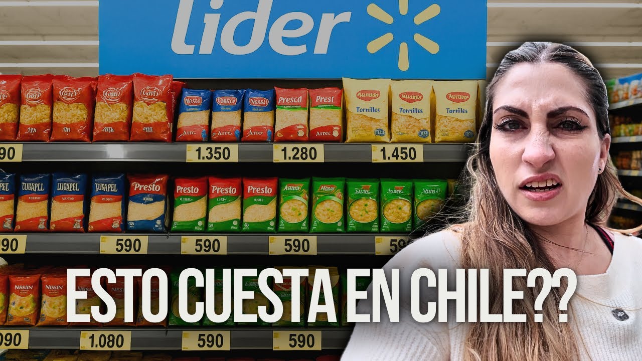 ¿CUÁNTO CUESTA COMER en CHILE? 🛒💵 Precios reales en Supermercado Líder 🇨🇱 C L