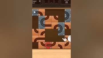 Roll the Ball slide puzzle Moving H Pack Level 21 Solution