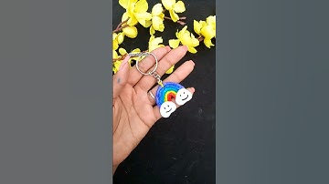 DIY Key Chain 😱🌈 #shorts #youtubeshorts #youtubepartner #craftshalini #diy @craftshalini