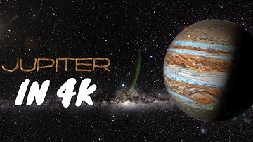 4K Close Up of Jupiter Unveiling the Beauty of a Gas Giant