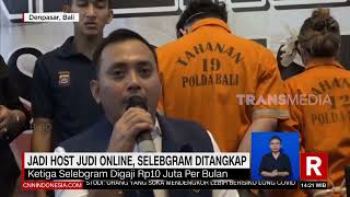 Jadi Host Judi Online, Selebgram Ditangkap Redaksi 020623