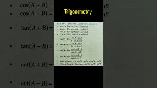 SUM AND DIFFERENCES OF TWO ANGLES#trigonometry