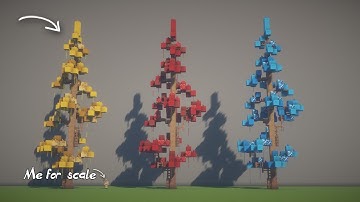 How To Build a Custom Fantasy Tree in Minecraft