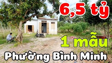 Bán 1 mẫu đất 2 mặt đường có 400m2 thổ cư ở phường Bình Minh Tây Ninh 6 tỷ 500 triệu cách nhựa 200m