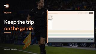 How to Use the Travel Itinerary in Horizon WebRef screenshot 2
