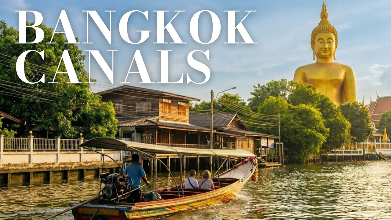 Скрытый Бангкок на лодке: Каналы Тонбури и Гигантский Будда [4K]