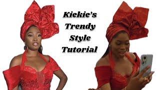 Gele Tutorial: Create the Trendy KieKie Style