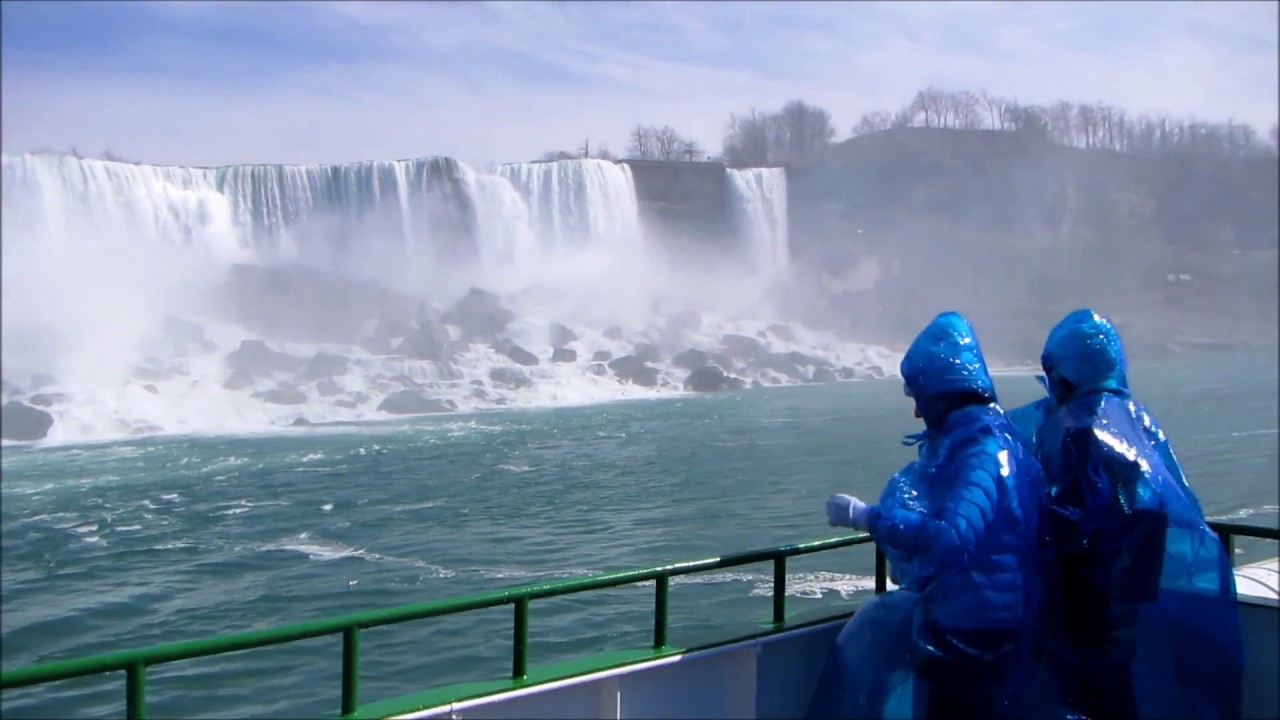 アメリカ カナダ ナイアガラの滝 遊覧船 霧の乙女号 Maid Of The Mist Pleasure Boat Of Niagara Falls 16 4 Youtube