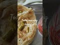 chai pratha sath mein mirchi ka achar.. 👌