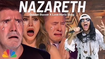 Golden Buzzer Simon Cowell Cried When He Heard The Song Nazareth With An Extraordinary Voice