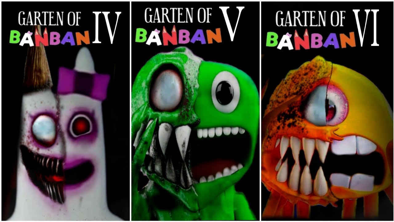 Trailer Comparisons - Garten Of Banban Chapter 6 Vs Chapter 5 Vs Chapter 4  Vs Chaptar 3 