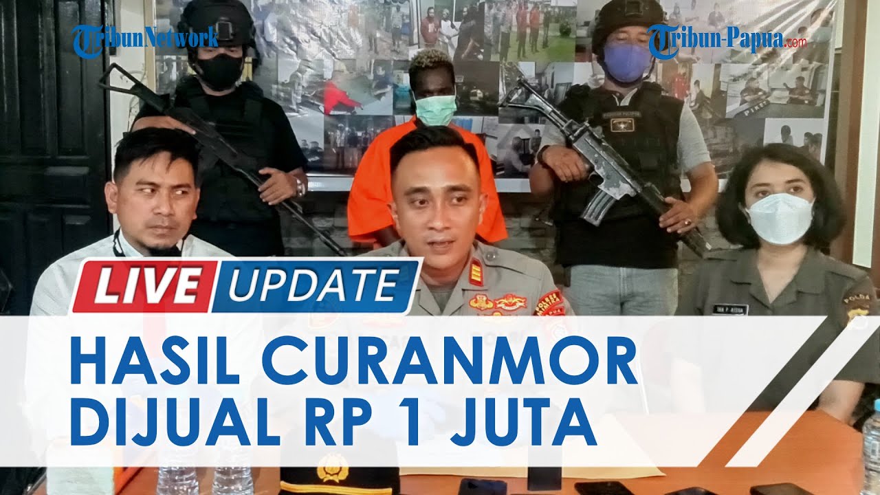 Polres Mimika Tangkap Jaringan Pelaku Curanmor