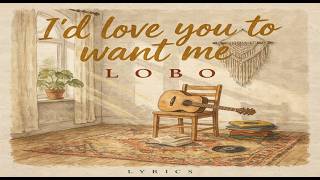 I'D LOVE YOU TO WANT ME - LOBO  (LYRICS)