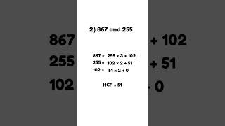 Finding HCF just got easier! 💡 Check out this quick breakdown of Euclid's division algorithm.