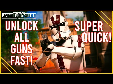 How To Unlock Every Weapon FAST in Star Wars Battlefront 2