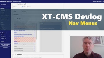 XT-CMS Devlog V3 : Nav Menus