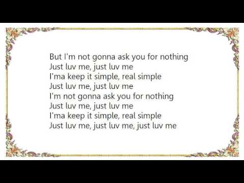 Britney Spears - Just Luv Me Lyrics