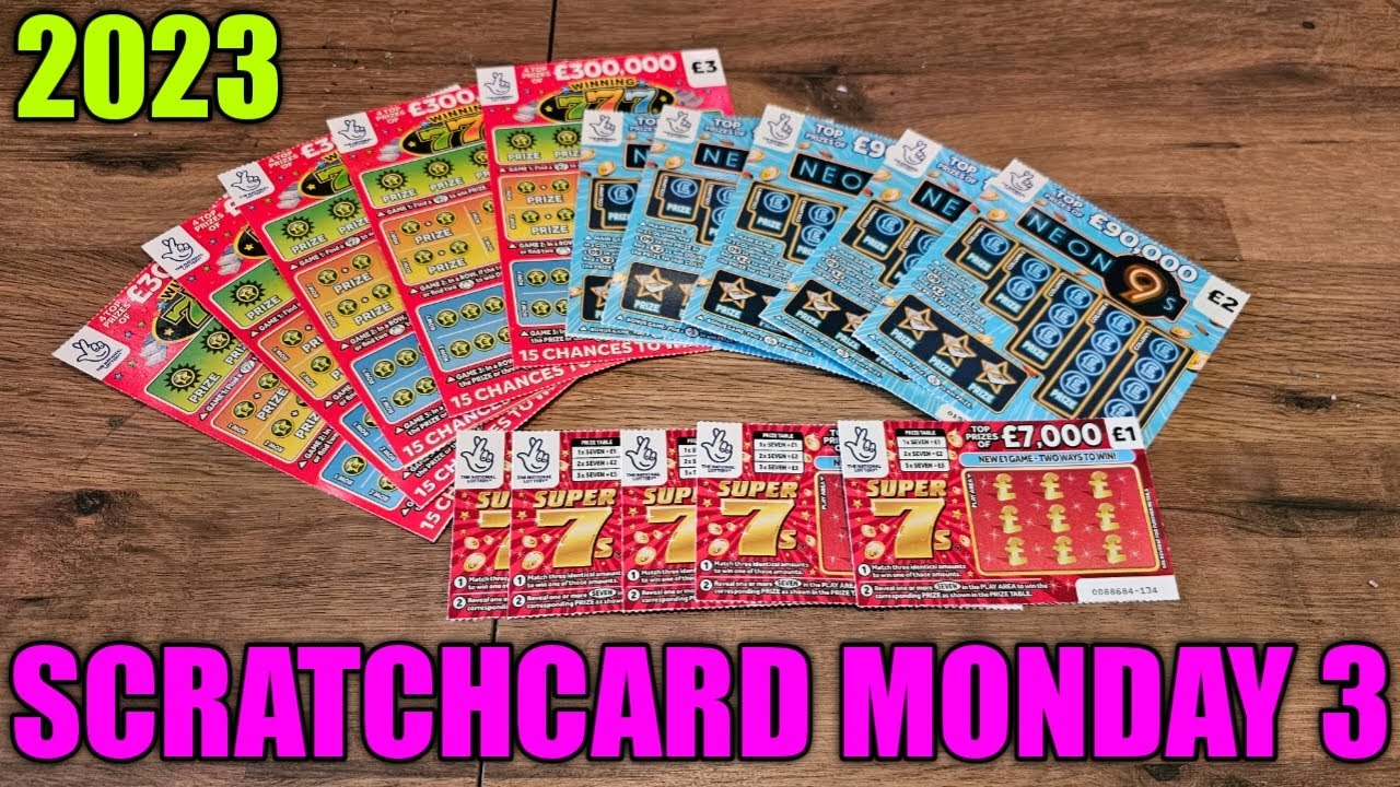 Scratchcard Monday 3 2023