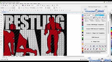 How to create a Unique Team Logo Design using Corel Draw and the TRW Stone Wizard™
