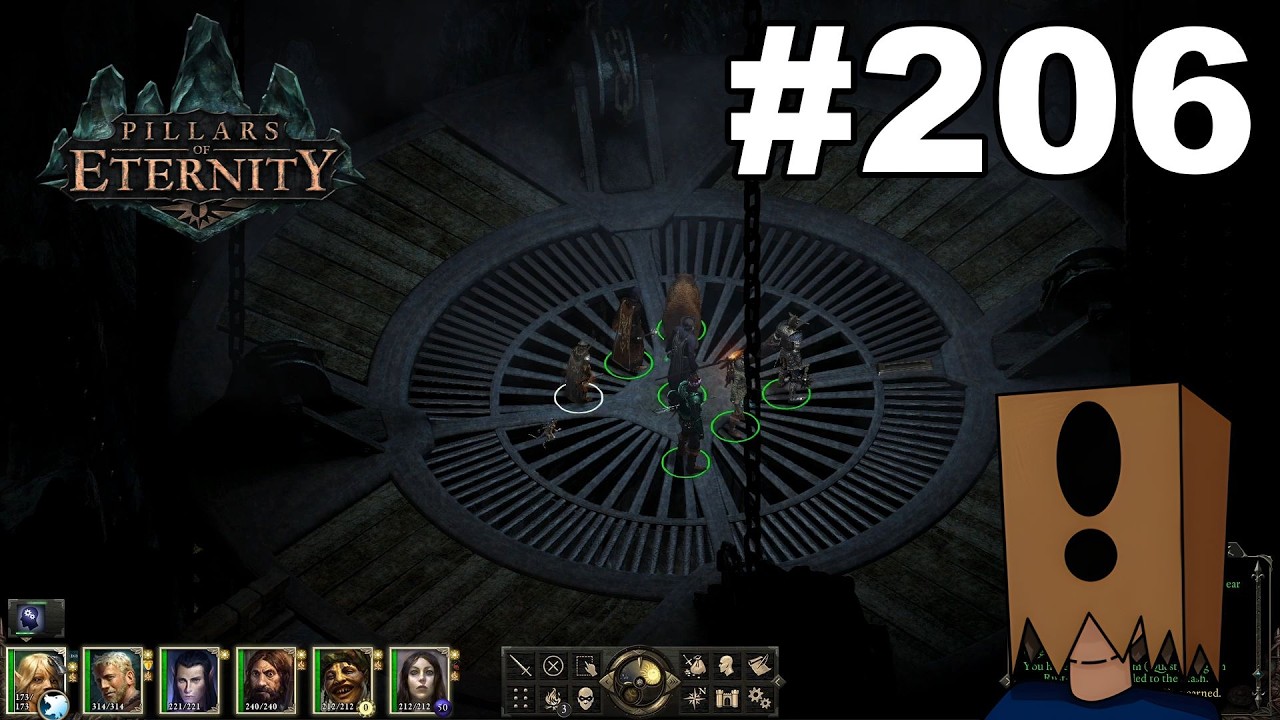 Let's Play Pillars of Eternity #206: Repairing the West Tower Elevator