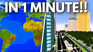 You can now Generate your city in Minecraft in just 1 minute! (for FREE)